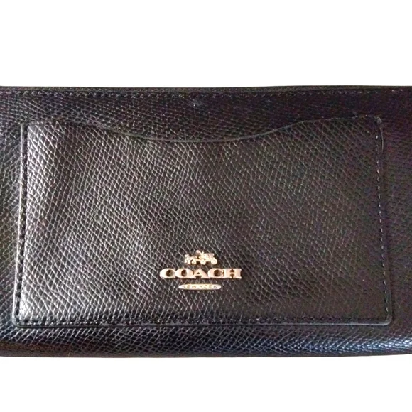 Coach Black Leather Wallet - Picture 3 of 10